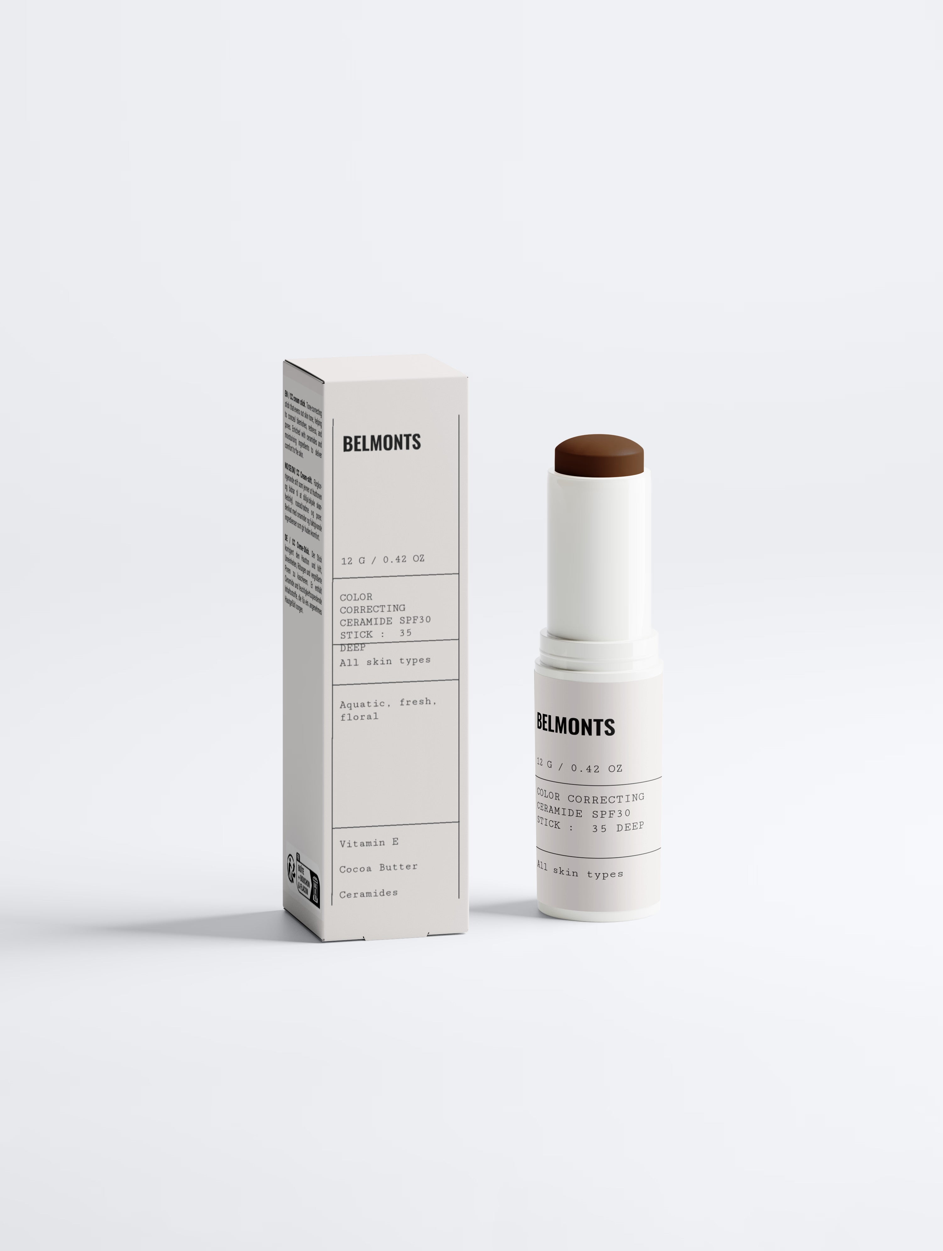Color Correcting Ceramide SPF30 Stick :  35 DEEP